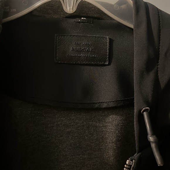 Rudsak genuine leather and nylon hooded jacket - Picture 2 of 3